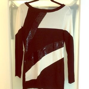 INC Sequin Detail Petite Top